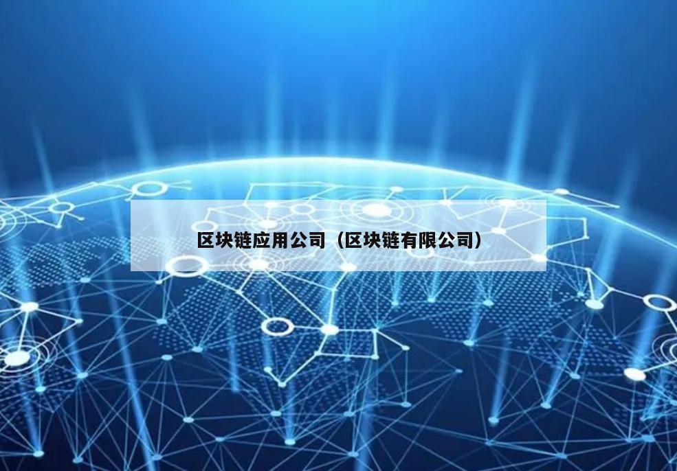 区块链应用公司（区块链有限公司）