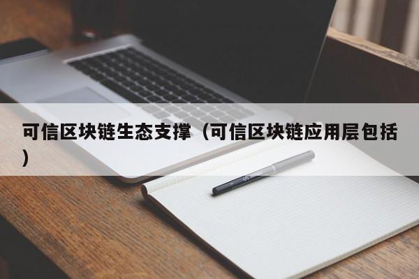 可信区块链生态支撑（可信区块链应用层包括）