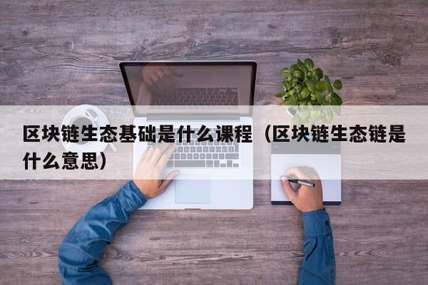 区块链生态基础是什么课程（区块链生态链是什么意思）