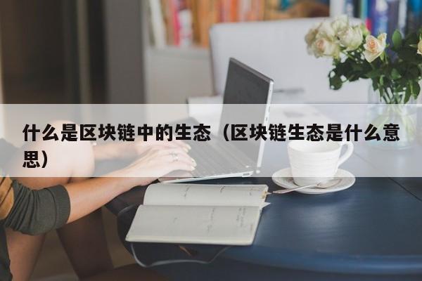 什么是区块链中的生态（区块链生态是什么意思）