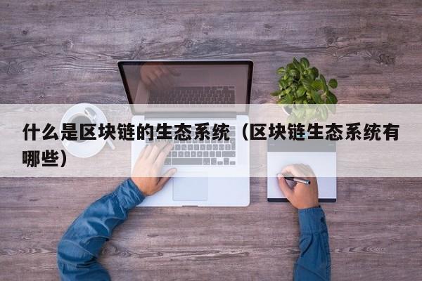 什么是区块链的生态系统（区块链生态系统有哪些）