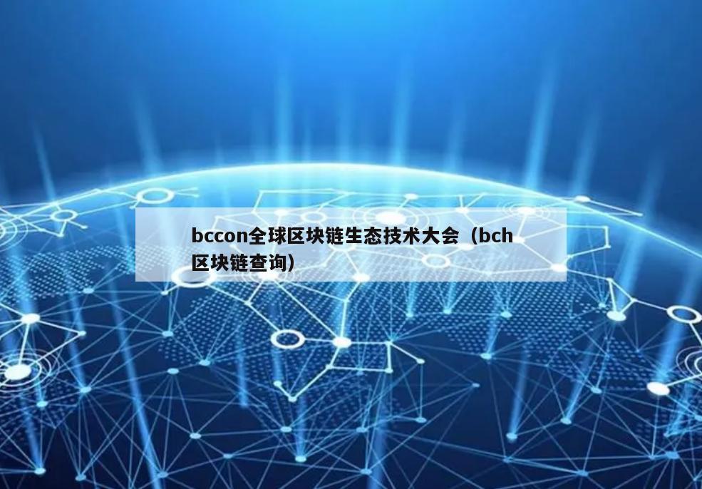 bccon全球区块链生态技术大会（bch区块链查询）