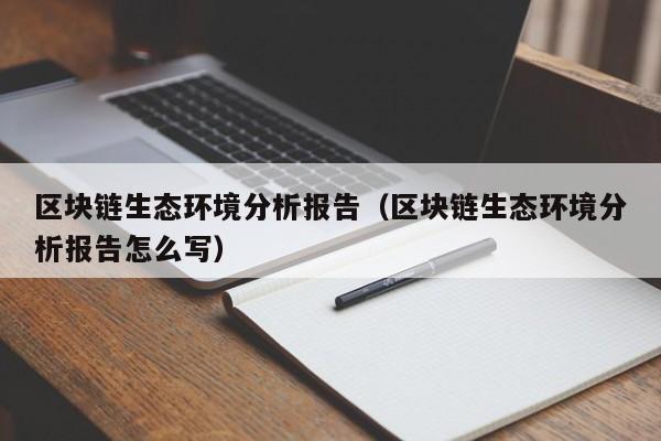 区块链生态环境分析报告（区块链生态环境分析报告怎么写）