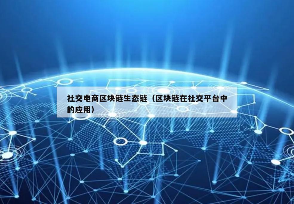社交电商区块链生态链（区块链在社交平台中的应用）